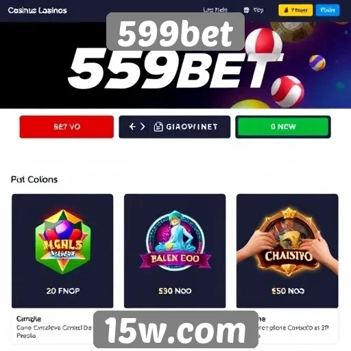 Recursos e funcionalidades do site de jogos 599bet